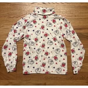 Vintage Disney 101 Dalmatians AOP Turtle Neck Kids Shirt Size Medium 7/8